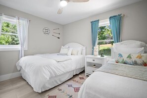 2 bedrooms, iron/ironing board, travel cot, free WiFi