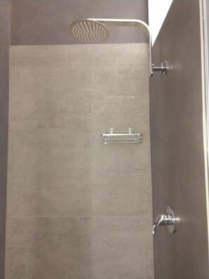 Ducha, secador de pelo, bidé y toallas
