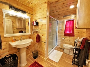 Shower, towels