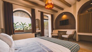 Design Studio Suite, Courtyard View | Minibar, in-room safe, WiFi (free), bed sheets - Turunc House Kayakoy (Fethiye)