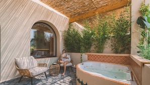 Design Studio Suite, Courtyard View | Terrace/patio - Turunc House Kayakoy (Fethiye)