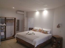 Hypo-allergenic bedding, pillowtop beds, individually decorated