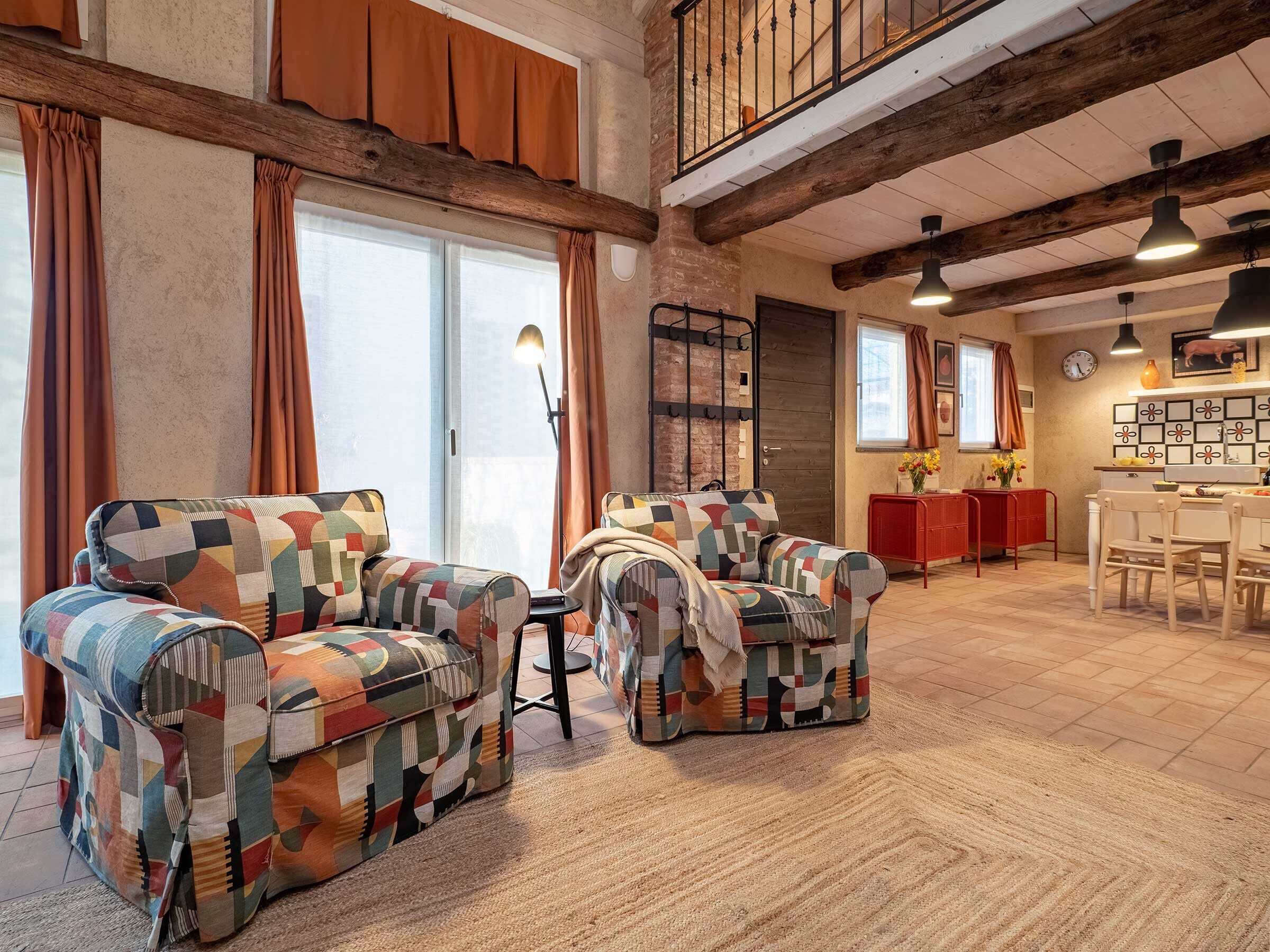 Large Loft Style Apartment with Garden in Farmhouse Resort