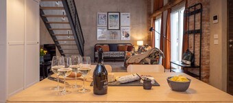 Large Apartment with Loft and Garden in Restored Farmhouse