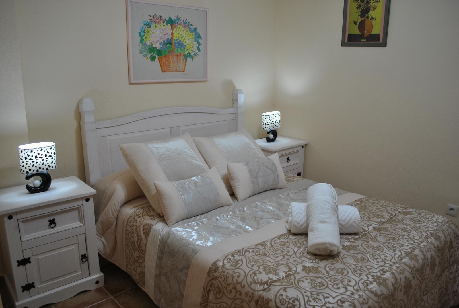 3 dormitorios y ropa de cama