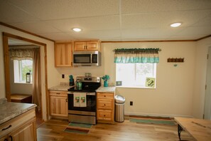 Fridge, microwave, oven, stovetop - Otter Stop Inn!  Ocean and mountain views from every window! (Homer)