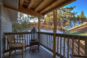 Cabin, Multiple Beds, Fireplace | Balcony view
