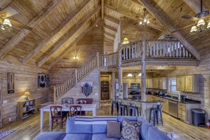 Smart TV, fireplace, video games, table tennis