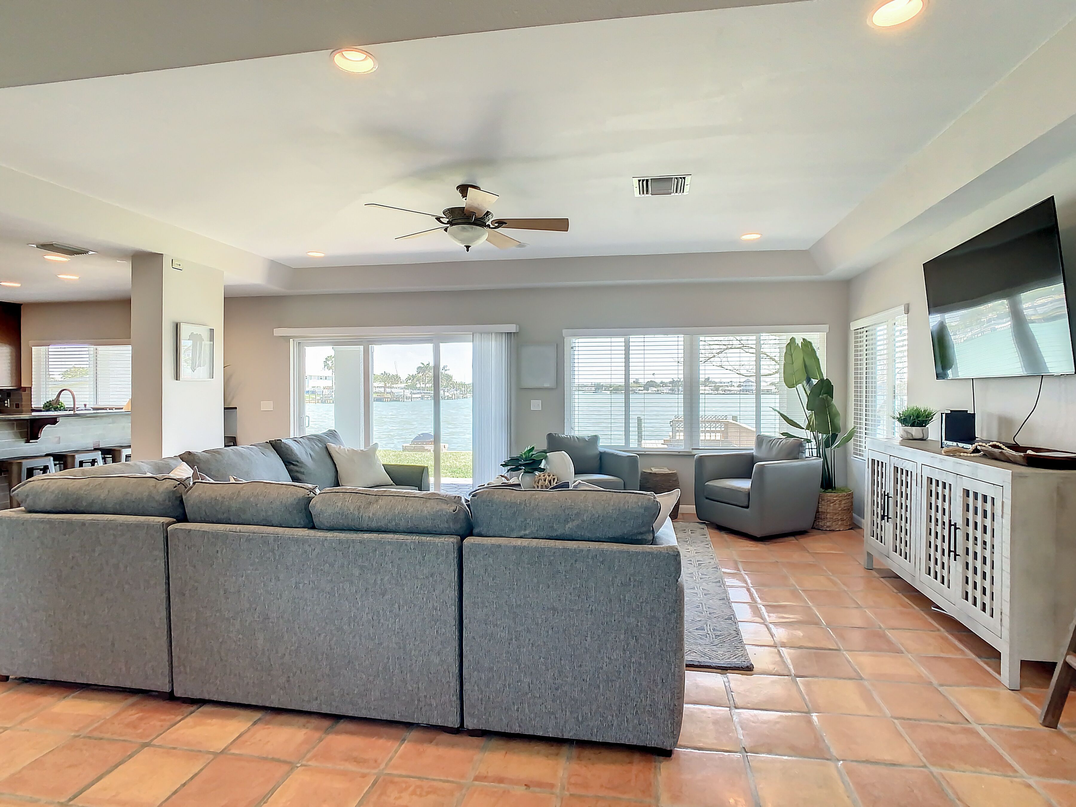 Spacious Family Waterfront Beach Home with Pool