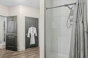 Shower, hair dryer