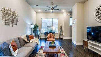 52-inch Smart TV with digital channels, streaming services