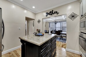Fridge, microwave, oven, stovetop - Unique Historical Home (Birmingham)