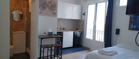 1 Schlafzimmer, Bügeleisen/Bügelbrett, kostenloses WLAN, Bettwäsche