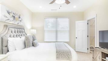 2 bedrooms, iron/ironing board, travel cot, WiFi