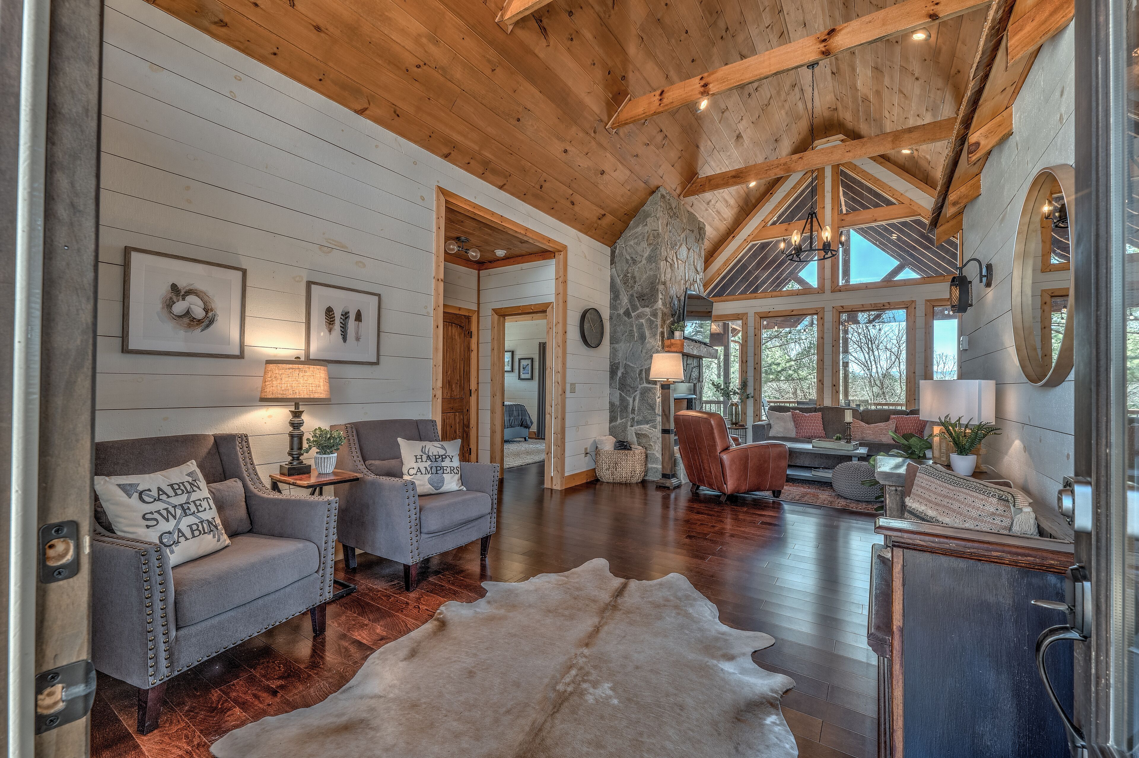 ⛰Blue Ridge Luxury Cabin★Sunset★View★Hot Tub★Games