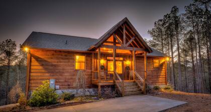 ⛰Blue Ridge Luxury Cabin★Sunset★View★Hot Tub★Games