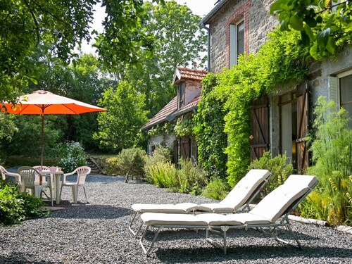 Normannisches Haus inmitten der Natur
