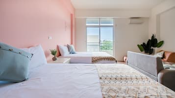 Quadruple Room, Balcony | Free WiFi
