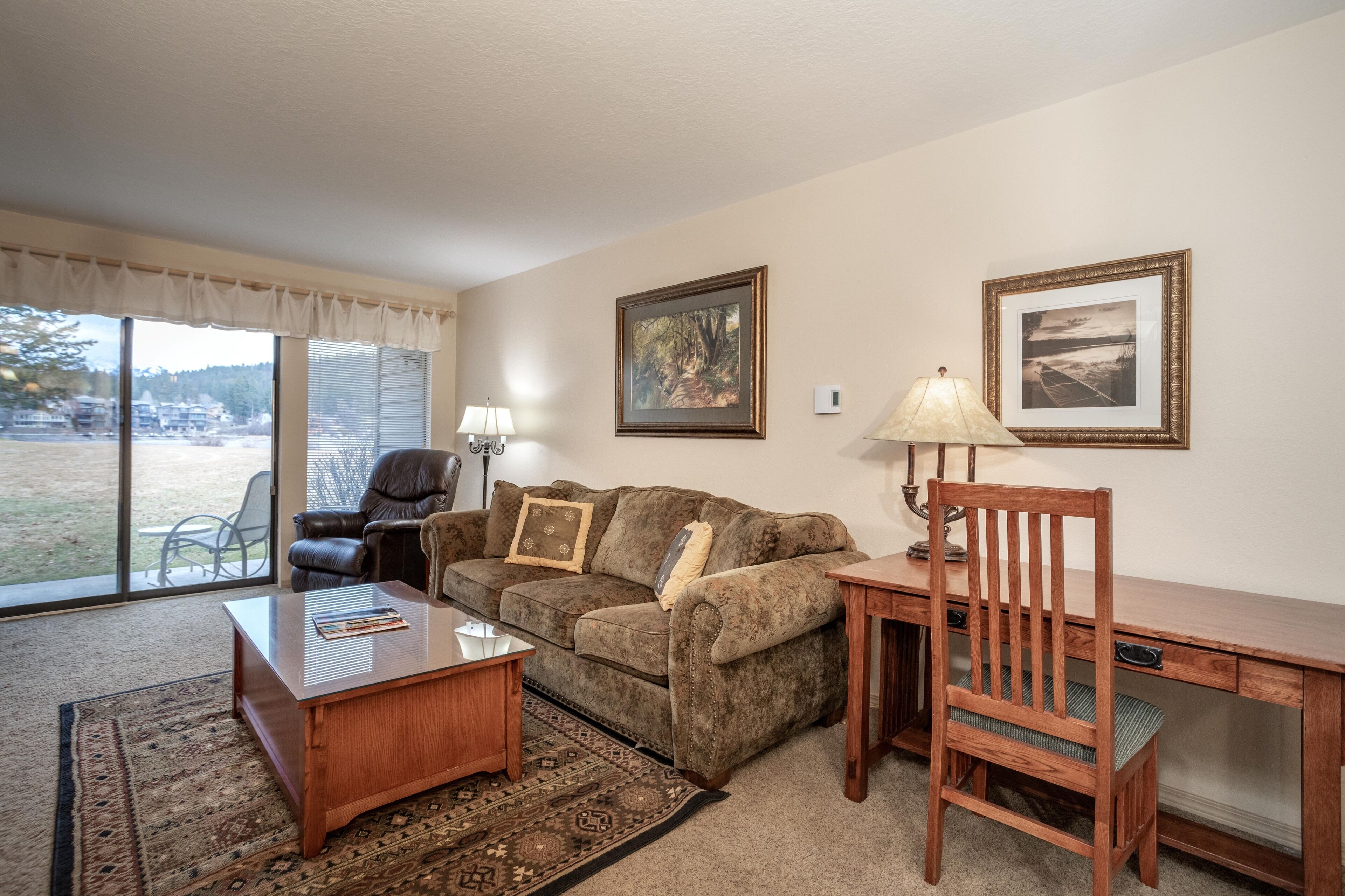 NEW! Waterfront condo w/A/C & access to Flathead Lake | Marina Cay Bigfork Waterfront Condo