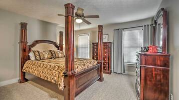 3 bedrooms, bed sheets