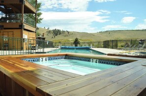 Indoor pool, a heated pool