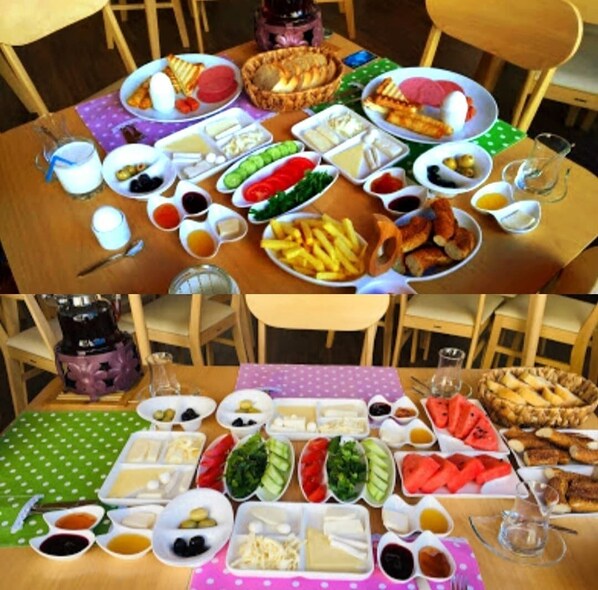 Petit déjeuner à emporter compris tous les jours