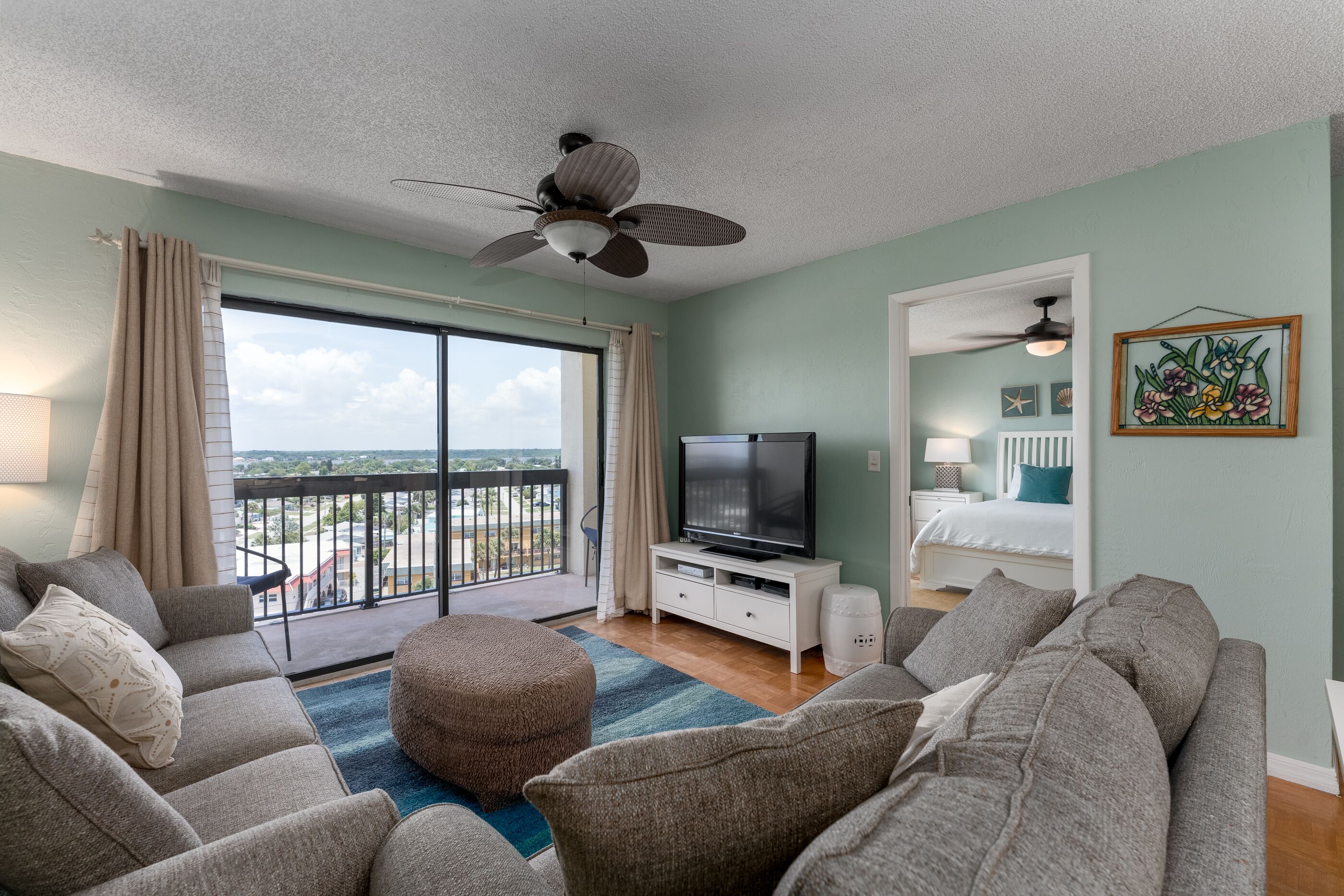 Beach views with top complex amenities and covered parking!
