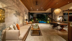Living room - Luxury 2BR Private Loft Canggu w/ Staff (Canggu)