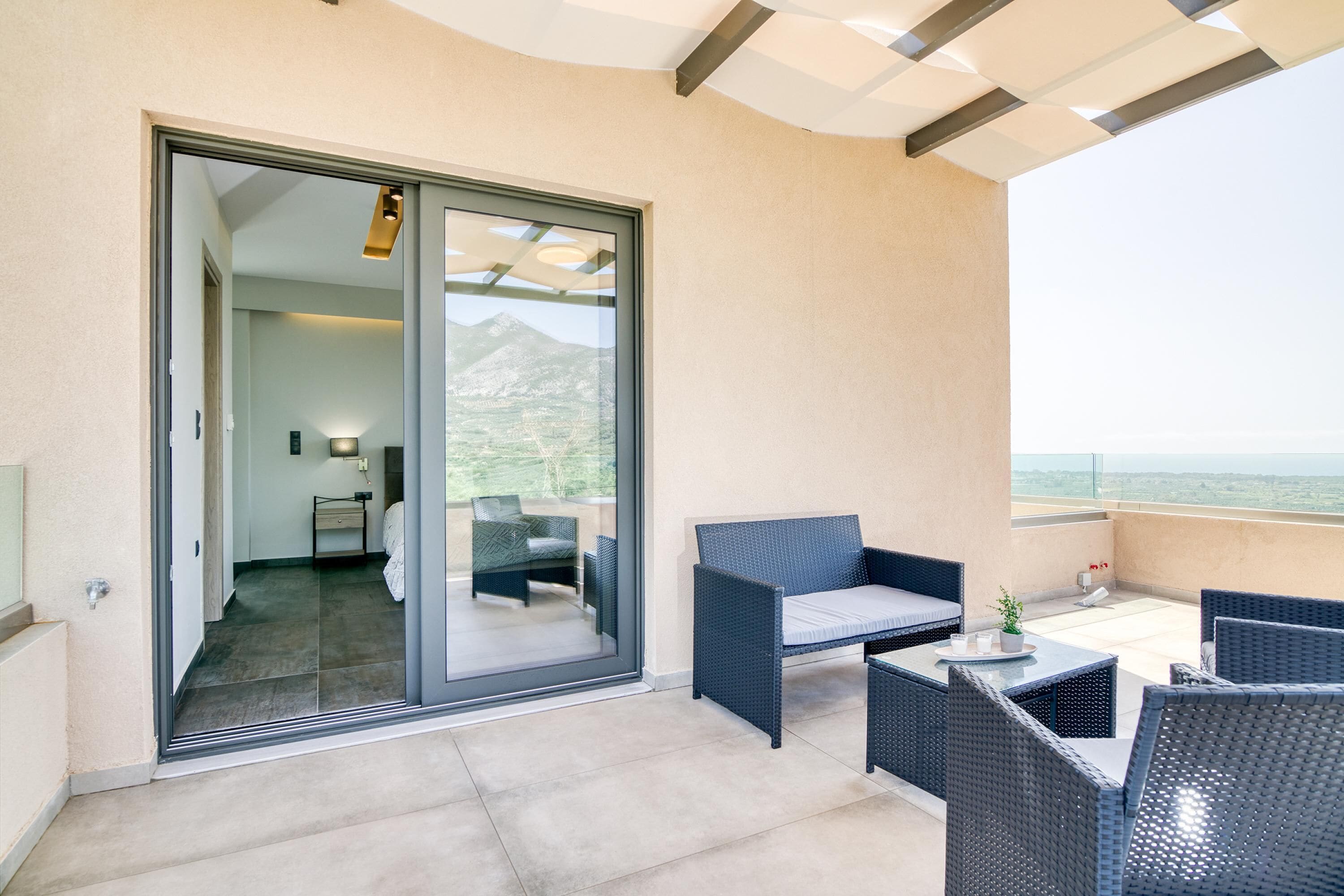 Family House, Multiple Bedrooms, 2 Bathrooms (Serenity Suites Sea View 1) | Terrace/patio