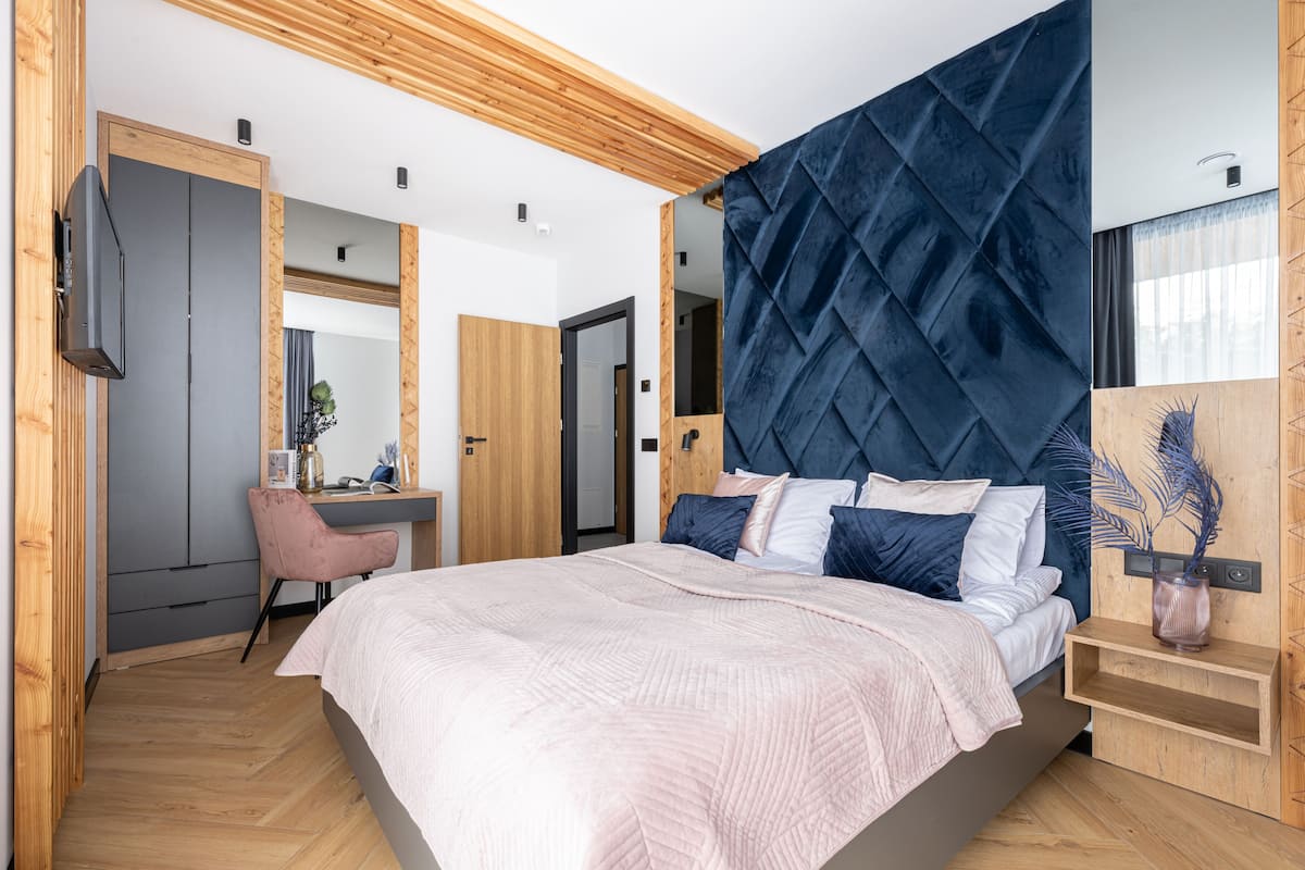 Departamento | Tabla de planchar con plancha, wifi gratis y ropa de cama