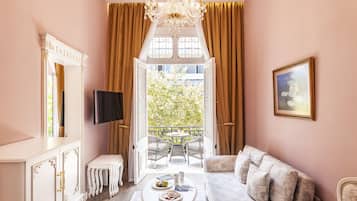 Suite Exécutive, balcon | Coin séjour