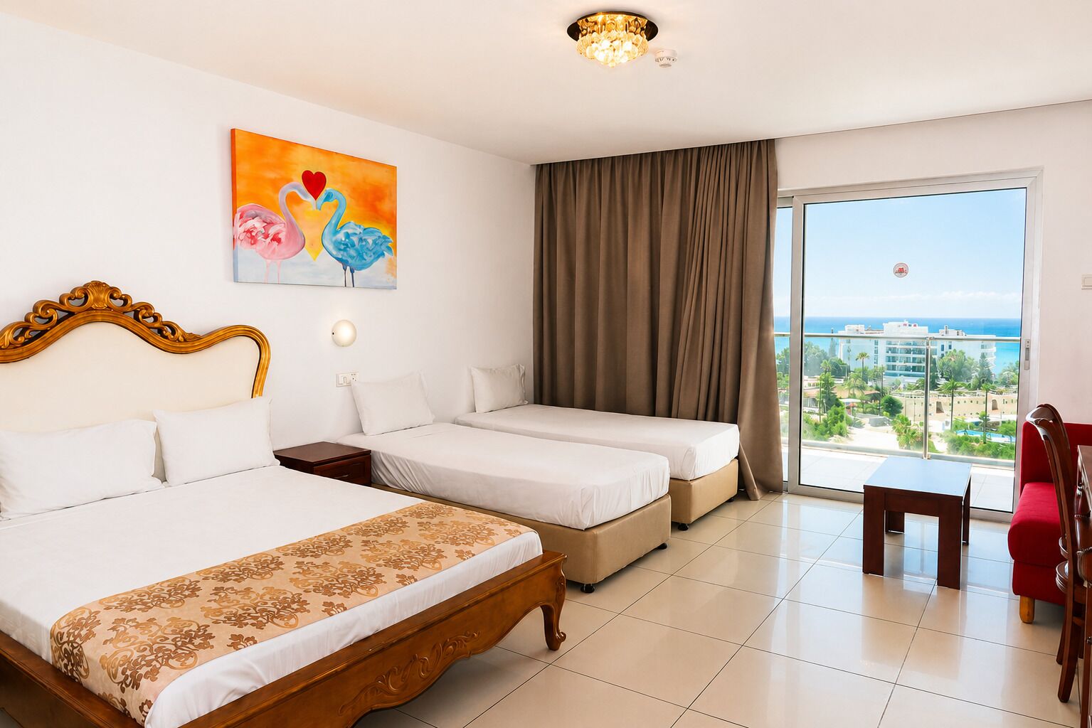 Executive Double or Twin Room, 1 Bedroom, Sea View