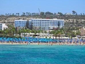 2 outdoor pools, pool umbrellas, pool loungers - Corfu Hotel (Ayia Napa)