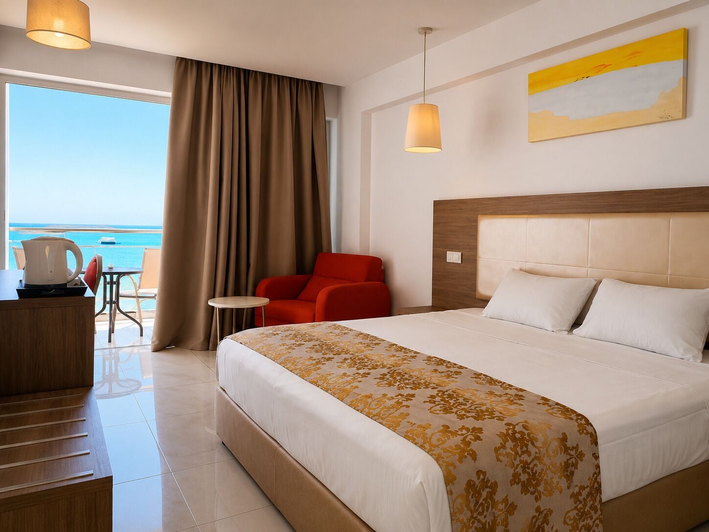 Standard Double or Twin Room, Sea View