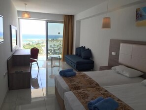 Family Double or Twin Room | Individually decorated, individually furnished, desk, laptop workspace - Corfu Hotel (Ayia Napa)