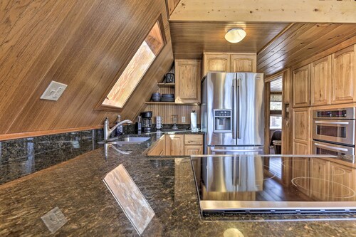 A-Frame Cabin w/ Private Boat Dock!
