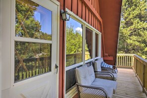 Terrace/patio - A-Frame Cabin w/ Private Boat Dock! (Butternut)