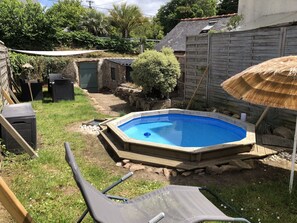 Outdoor spa tub - Charming little house 800m from the seaside  (Paimpol)