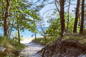Übergang zum Strand bei Prora