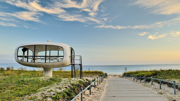 Beach - Holiday home with a Scandinavian flair in a quiet location with covered terrace (Dreschvitz)