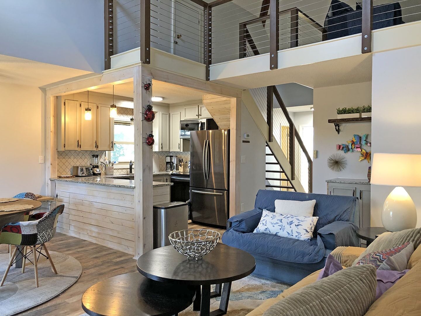 Home in Rumbling Bald with 2 separate Living Areas, Fire Pit, near amenities