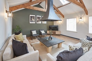 Fernseher, Kamin, Arbeitsbereiche