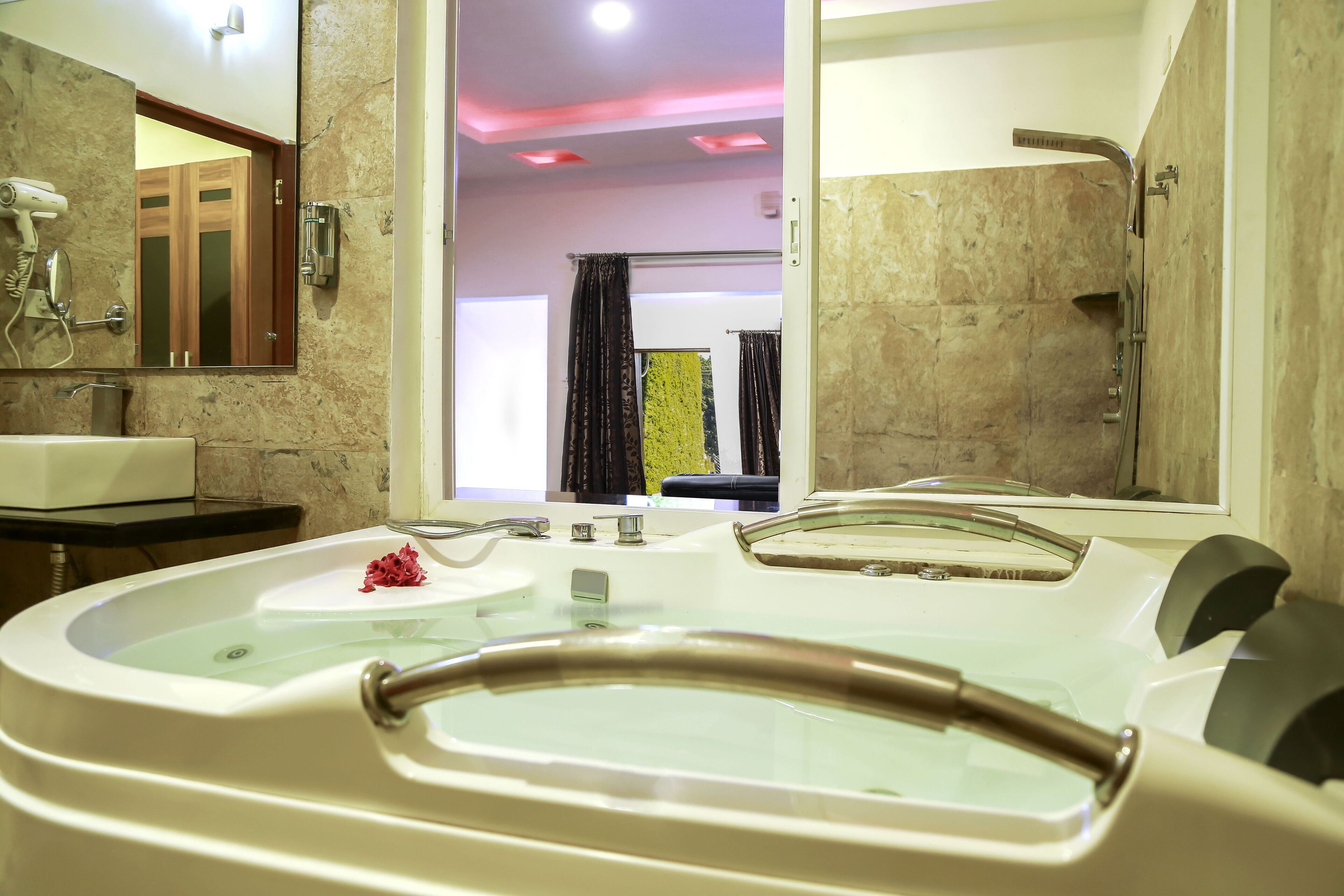 Premium with Hot Tub | Bathroom