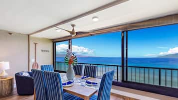 Kondominium, 1 kamar tidur | Tempat makan