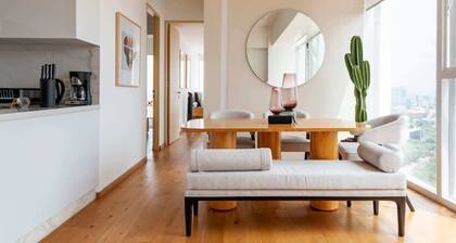 w* | Deluxe 2BR w/ Pool & View in Condesa