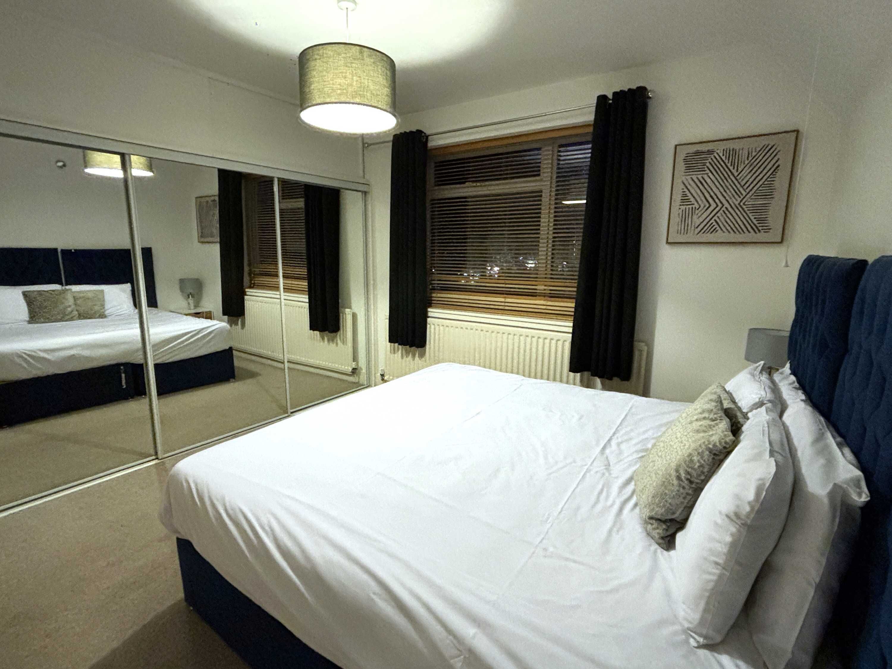 3 bedrooms, iron/ironing board, travel cot, WiFi