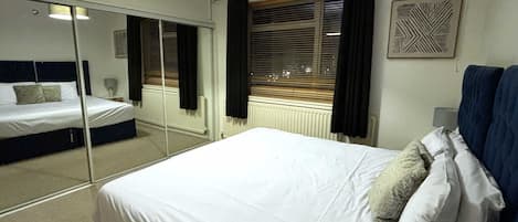 3 bedrooms, iron/ironing board, travel cot, WiFi