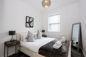 1 soverom, strykejern/-brett, wi-fi og sengetøy