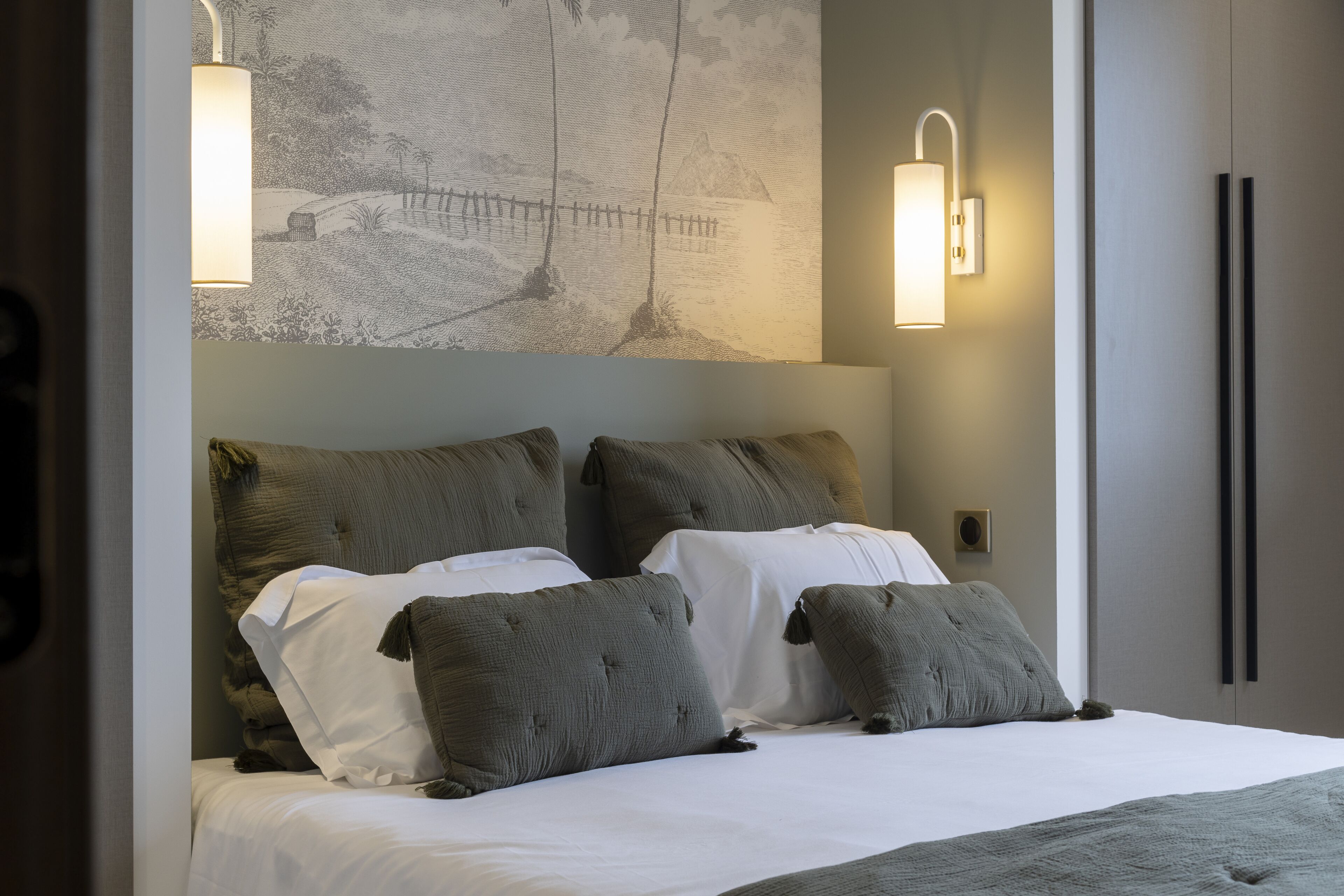 2 soveværelser, premium-sengetøj, pengeskab på værelset