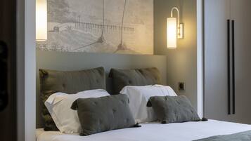 2 bedrooms, premium bedding, in-room safe, individually decorated